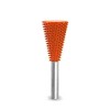 Biax sculptura lemn SABURR - Cap conic inversat SAFE 19 mm tija 6mm, Granulatie Saburr FOARTE ASPRA - PORTOCALIE