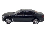 Macheta metal BMW seria 7 negru replica scara 1:24 deschide tot, sunete si lumini
