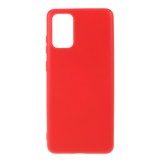 Husa protectie compatibila cu samsung s20 liquid silicone case rosu, Flippy