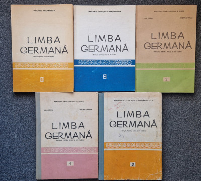 LIMBA GERMANA Manual pentru anul 1 + 2 + 3 + 4 + 5 de studiu Calugarita, Eremia foto