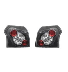 Set stopuri tuning TOYOTA COROLLA (E12), 01.2002-12.2003, model Hatchback, Taiwan, partea stanga+dreapta, negru, transparent; cu locas bec;
