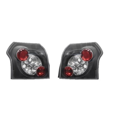 Set stopuri tuning TOYOTA COROLLA (E12), 01.2002-12.2003, model Hatchback, Taiwan, partea stanga+dreapta, negru, transparent; cu locas bec; foto
