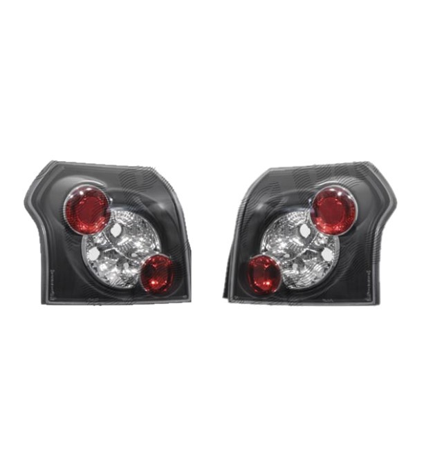 Set stopuri tuning TOYOTA COROLLA (E12), 01.2002-12.2003, model Hatchback, Taiwan, partea stanga+dreapta, negru, transparent; cu locas bec;