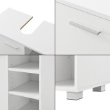 Dulap baie pentru lavoar Narvik 56x60x31 cm, alb, en.casa