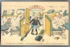 AX 80 CP VECHE INTERBELICA-UMORISTICA MILITARA- SCENE DE CAZARMA- CONTRA-APEL, Franta, Necirculata, Printata