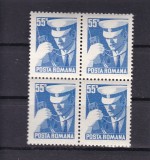 ROMANIA 1975 LP 895 UZUALE REGULI DE CIRCULATIE BLOC DE 4 TIMBRE MNH, Nestampilat