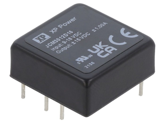 Convertor DC/DC 30W 15V/-15V THT