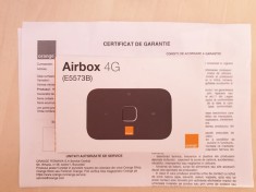 Router WiFi Airbox 4G Huawei E5573B Portabil Garantie (24 luni) Sigilat Necodat foto