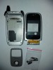 Carcasa Fata Nokia 6101 Neagra Originala + Geam + Taste - Carcasa Completa