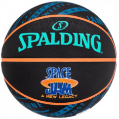 Mingi de baschet Spalding Space Jam Tune Squad Roster Ball 84540Z negru