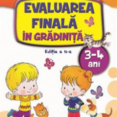 Evaluarea finala in gradinita 3-4 ani - Alice Nichita