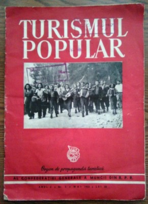 Turismul Popular - Anul 2 - Nr. 5 - Mai 1950 foto