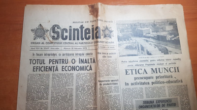 scanteia 18 februarie 1976-articol cluj napoca,govora si caras severin foto