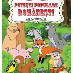Povești populare românești cu animale - Paperback brosat - *** - Prestige