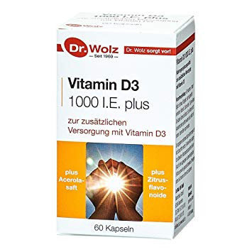 Vitamina D3 60cps Dr. Wolz foto