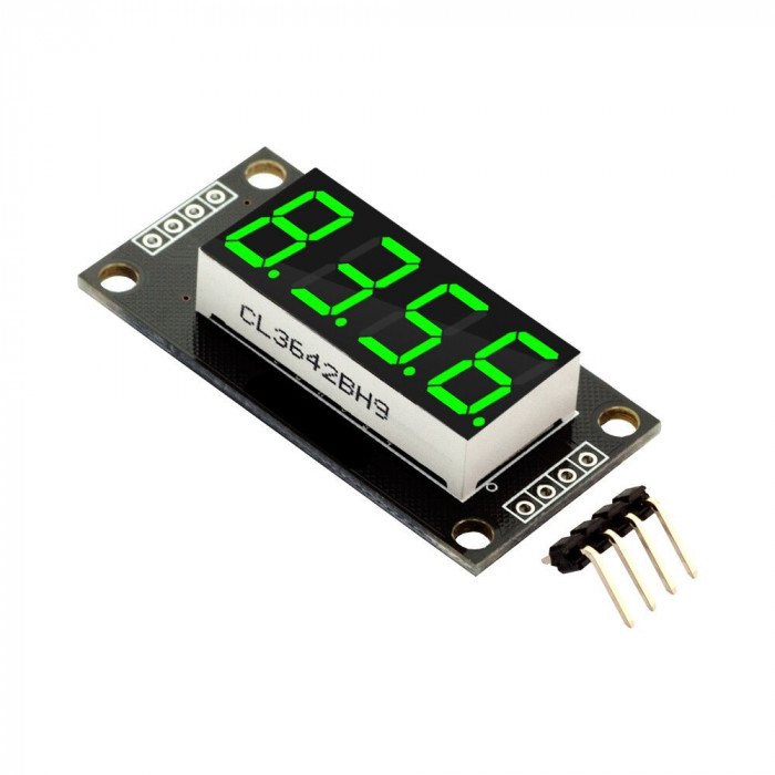 0.56&quot; Inch TM1637 4-bits digital LED clock tube display 5V Arduino (d.6355K)