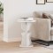 vidaXL Masă laterală Alb 39.5 x 39.5 x 53.5 cm Lemn masiv de pin