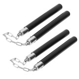 Cumpara ieftin Set doua nunceaguri DEPOX&reg;, True Training, de antrenament, 31 cm, cauciuc, negru