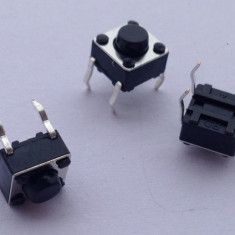 (10buc) Butoane dip 6x6x5mm buton tastatura micro-intrerupator Arduino (b.2021)