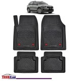 Covorase Auto TeamCar&reg; Tip Tavita Compatibile Skoda Karoq Generatia I (2017&ndash;2025) Negru Material Rezistent, Cauciuc