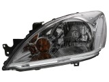 Far Mitsubishi Lancer 09.2003-09.2007 TYC partea Stanga, tip bec H4 fara motoras, culoare rama argintiu