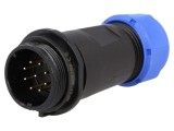 Mufă SP21 tată 9 PIN IP68 7-12mm 5A 500V