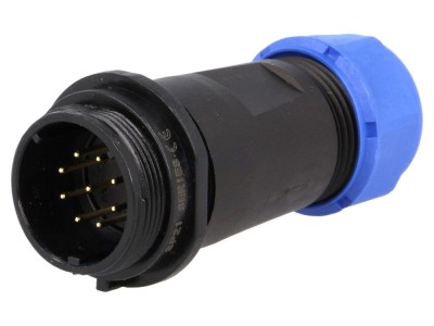 Conector tată circular IP68 9 pini foto