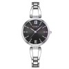 Ceas Dama CURREN 9092, Quartz, Cadran Negru, Bratara si Carcasa Argintie, Otel Inoxidabil, 30mm