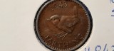 ANGLIA 1 FARTHING 1943 cupru GEORGE VI