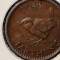 ANGLIA 1 FARTHING 1943 cupru GEORGE VI
