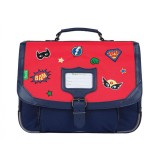 Geanta de scoala Tann s, 35 x 27 x 14.5 cm, rosu albastru - RESIGILAT