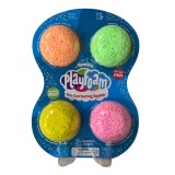 Spuma de modelat cu sclipici Playfoam&trade; - Set 4 culori