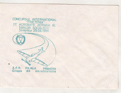 bnk fil Plic ocazional Concursul acrobatie aeriana Strejnicu 1986 foto