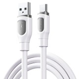 Cablu de date cu incarcare rapida REMAX RC-C113, 3A, USB-A la USB-C, 1 metru, alb