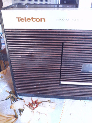 Radio Casetofon Teleton TCR-130 B An 1970 foto