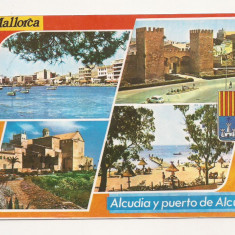 SP1 - Carte Postala - SPANIA -Mallorca, Puerto de Alcudia, circulata 1974