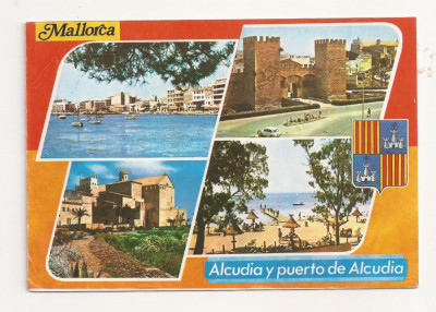 SP1 - Carte Postala - SPANIA -Mallorca, Puerto de Alcudia, circulata 1974 foto