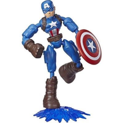 Figurina Captain America Bend and Flex foto