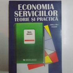 ECONOMIA SERVICIILOR SI PRACTICA de MARIA IONCICA, 2003
