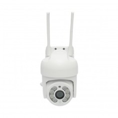 Camera de supraveghere smart WIFI 1080P exterior, lentila dubla, PTZ senzor miscare, rotativa 360 grade, 220V ICSee