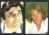 Carte postala actori straini Peter Falk si Nick Nolte (Colombo &amp; Tom Jordache)