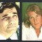 Carte postala actori straini Peter Falk si Nick Nolte (Colombo &amp; Tom Jordache)