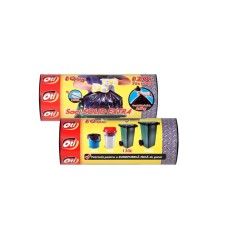 Saci Menajeri Oti Solid Extra, 120 Litri, 70 x 122 cm, 10 buc, Negru