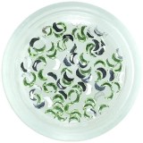 Strasuri decorative, semilună - verde deschis, INGINAILS