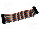 Cablu de conectare KAMAMI bandă 170mm mamă-mamă 40 buc diferite culori
