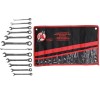 Set Chei Combinație cu Clichet 8-19mm (12 buc) BGS Technic, Cr-V, Husa Depozitare