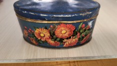 RARA -CUTIE TABLA VECHE PENTRU BOMBOANE -HESS