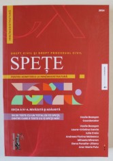 DREPT CIVIL SI DREPT PROCESUAL CIVIL , SPETE PENTRU ADMITEREA LA INM / MAGISTRATURA , EDITIA A IV - A , editie coordonata de LUMINITA CRISTIU - NINU ,