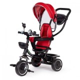 Tricicleta Multifunctionala pentru Copii 1-5 ani, Scaun rotativ 360&deg;, Roti EVA, Control parental, Parasolar, Ecotoys
