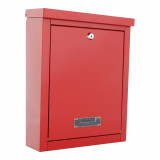 Cutie postala Brighton cheie 400x310x135mm rosu, Rottner Security